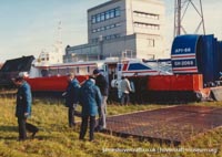 AP1-88 hovercraft promotional day by BHC -  (credit: The <a href='http://www.hovercraft-museum.org/' target='_blank'>Hovercraft Museum Trust</a>).